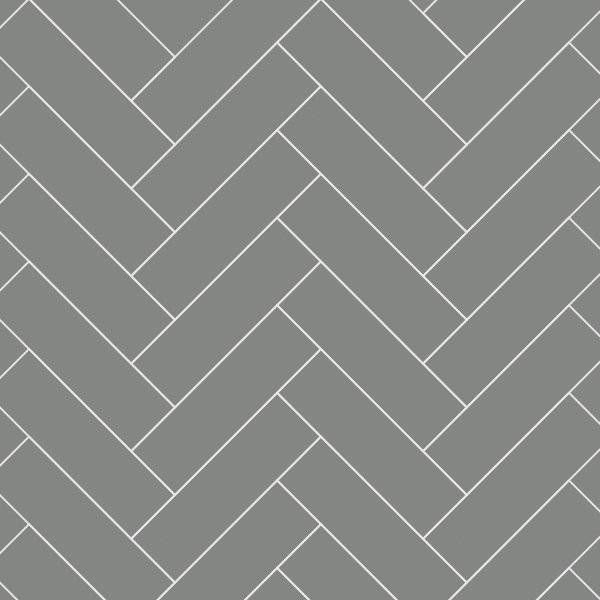 Multipanel Herringbone Tile Effect Bathroom Wall Panel - Dust Grey
