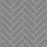 Multipanel Herringbone Tile Effect Bathroom Wall Panel - Dust Grey