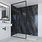 Multipanel Linda Barker Jet Noir Bathroom Wall Panel Feature Large Image