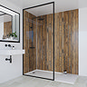 Multipanel Linda Barker Salvaged Plank Elm Bathroom Wall Panel  In Bathroom Large Image