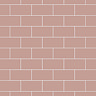 Multipanel Metro Tile Effect Bathroom Wall Panel - Antique Rose