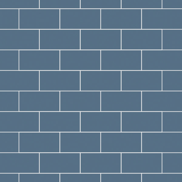 Multipanel Metro Tile Effect Bathroom Wall Panel Misty Blue