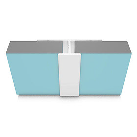 Multipanel Mid Joint Profile (Type D) - White Large Image