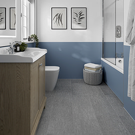 Multipanel Misty Blue Bathroom Wall Panel