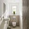 Multipanel Neutrals Collection Creamy White Bathroom Wall Panel Profile Large Image