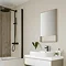 Multipanel Neutrals Collection Creamy White Bathroom Wall Panel Large Image