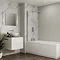 Multipanel Neutrals Collection Dove Grey Bathroom Wall Panel Profile Large Image