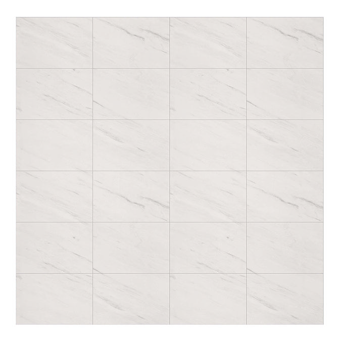 Multipanel Tile Effect Levanto Marble H2400 x W598mm Bathroom Wall Panel - Hydrolock Tongue and Groo