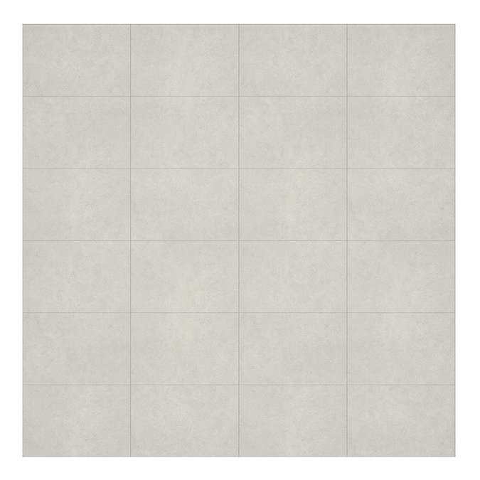 Multipanel Tile Effect White Mineral H2400 x W598mm Bathroom Wall Panel - Hydrolock Tongue and Groove  Profile Large Image