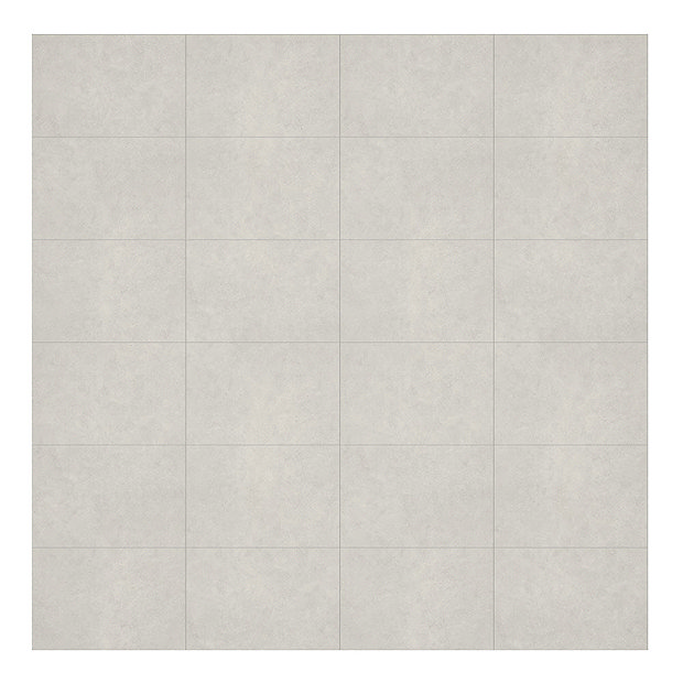 Multipanel Tile Effect White Mineral H2400 x W598mm Bathroom Wall Panel
