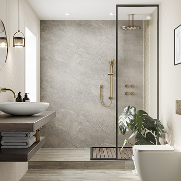 Multipanel Valmasino Marble Bathroom Wall Panel