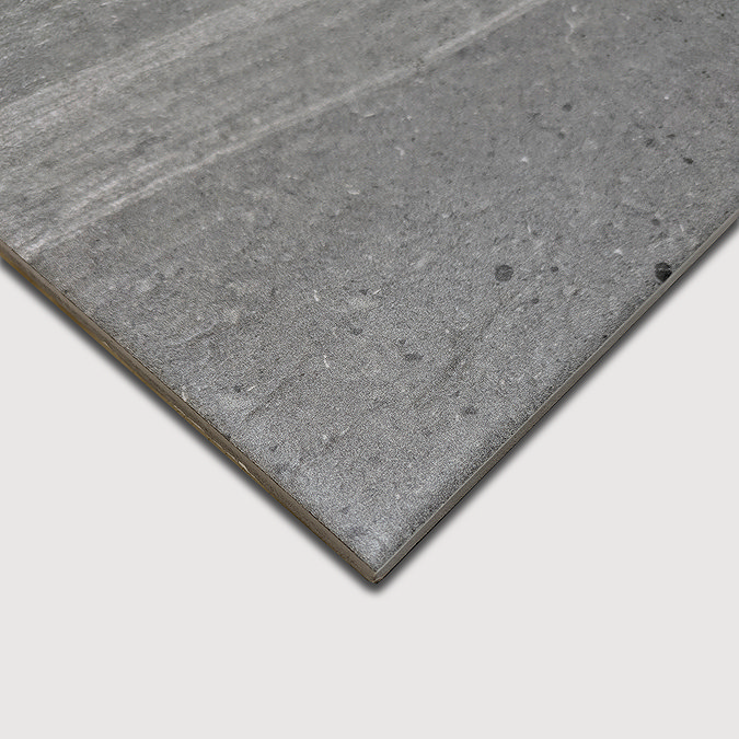 Munro Dark Grey Stone Effect Wall and Floor Tiles - 300 x 600mm