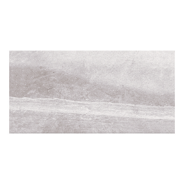 Munro Light Grey Stone Effect Wall and Floor Tiles 300 x 600mm