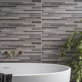 Munro Multi Decor Stone Effect Wall and Floor Tiles - 300 x 600mm