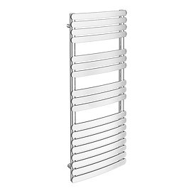 Murano Heated Towel Rail H1200mm x W490mm Chrome Large Image