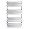 Murano Curved H800mm x W490mm Heated Towel Rail - Chrome  Profile Large Image
