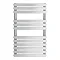 Murano Curved H800mm x W490mm Heated Towel Rail - Chrome  Profile Large Image