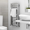 Murano Curved H800mm x W490mm Heated Towel Rail - Chrome