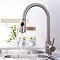 Murcia Brushed Chrome Kitchen Tap  Profile Large Image