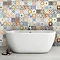 Murcia Encaustic Effect Wall and Floor Tiles - 257 x 515mm Large Image