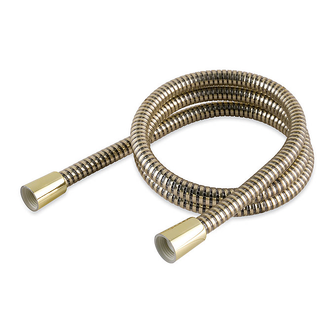 MX 1.50m Gold Effect PVC Hi-Flow Shower Hose - RCC Large Image