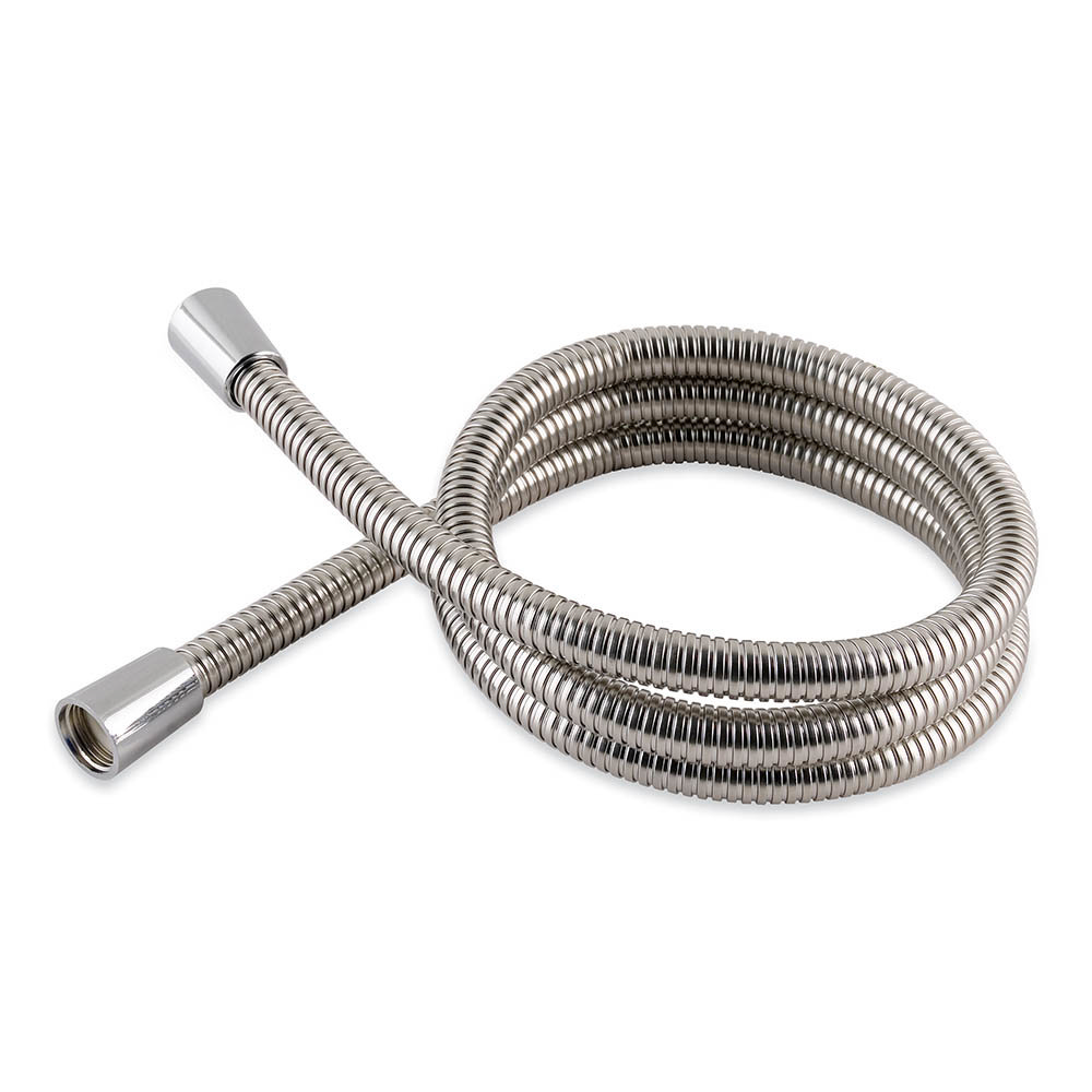 MX 1.50m Stainless Steel Double Interlock Hi-Flow Shower Hose with ...