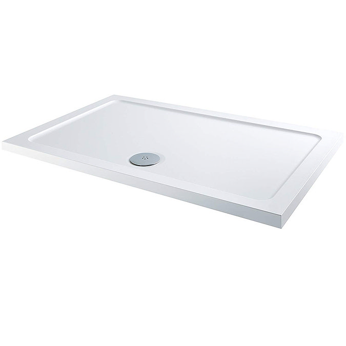 MX 1600 x 700mm Rectangular Low Profile ABS Stone Shower Tray - DCI Large Image