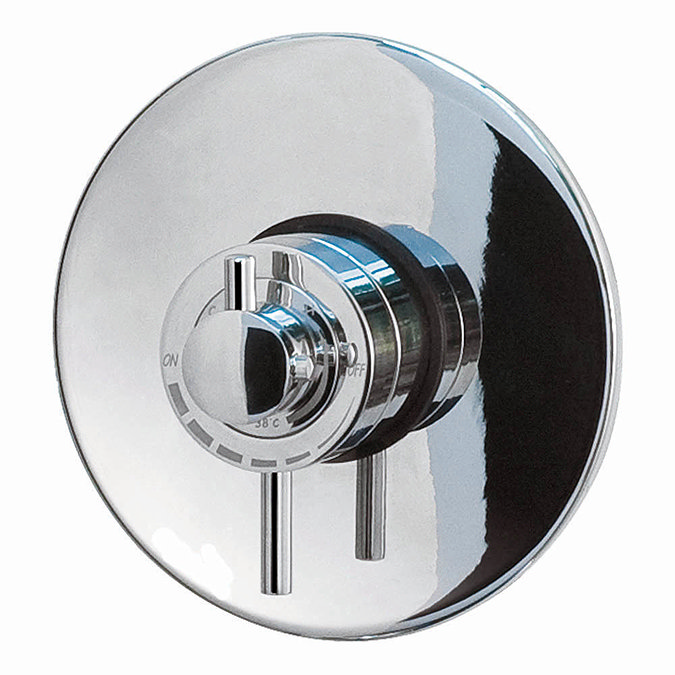 MX Atmos Fusion Concealed/Exposed Thermostatic Concentric Mixer Valve with Riser Kit - HLY In Bathr
