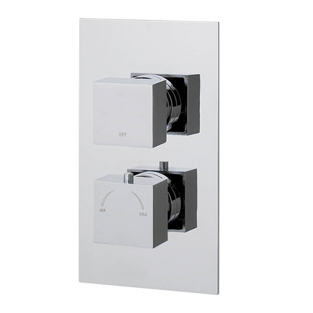 MX Atmos Select Square 3 Way Thermostatic Mixer Valve HMS