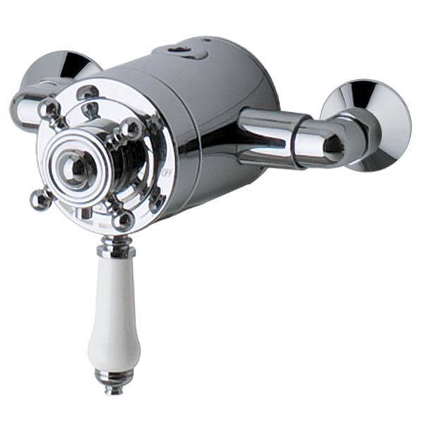 MX Atmos Traditional Concealed/Exposed Thermostatic Concentric Mixer Valve with Riser Kit - HME  Sta