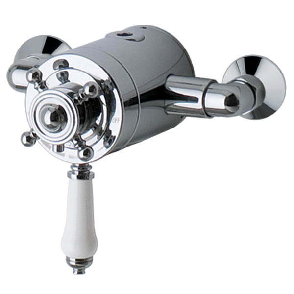 MX Atmos Traditional Concealed/Exposed Thermostatic Concentric Mixer Valve with Riser Kit HME