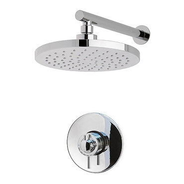 MX Atmos Zone Thermostatic Concentric Mixer Valve with Fixed Head - HLZ  Profile Large Image