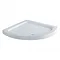 MX Classic Flat Top Polyester Gel Coated Bow Quad Shower Tray - 900 x 900mm - XKA Large Image