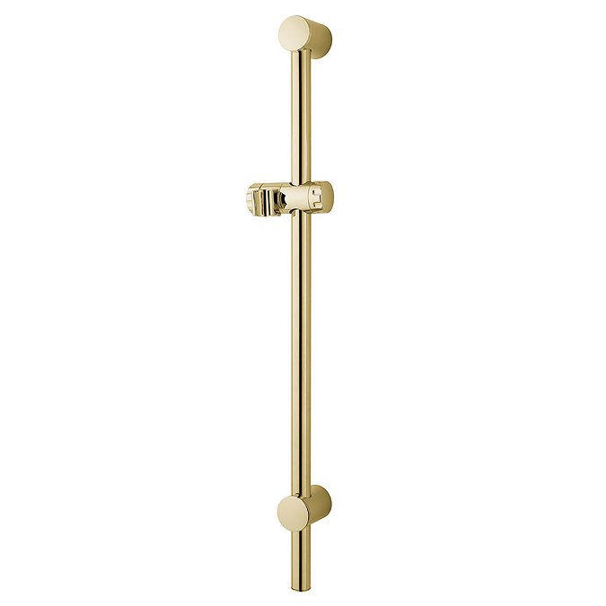 MX Combo Adjustable Shower Riser Rail - Gold Effect - RDZ Large Image