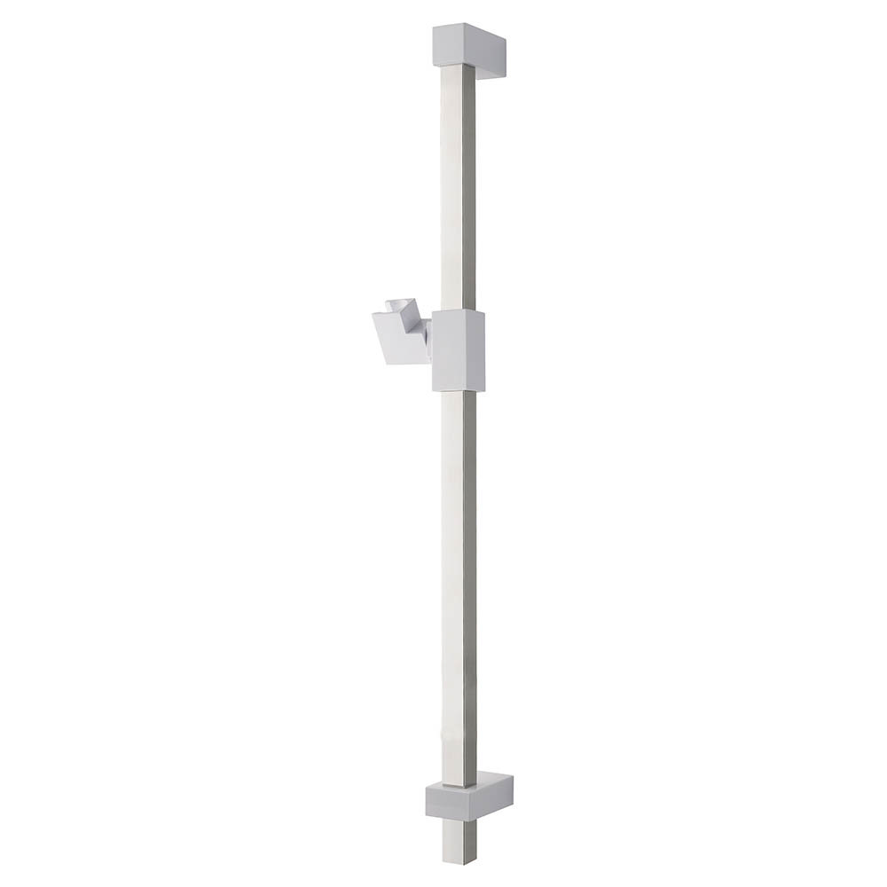 MX Combo Air Adjustable Shower Riser Rail White/Chrome RNP