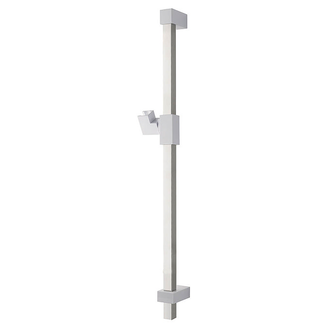 MX Combo Air Adjustable Shower Riser Rail - White/Chrome - RNP Large Image