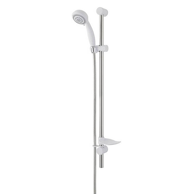 MX Combo Extended 6 Mode Adjustable Shower Kit - White/Chrome - RD8 Large Image