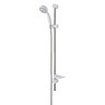 MX Combo Extended 6 Mode Adjustable Shower Kit - White/Chrome - RD8 Large Image