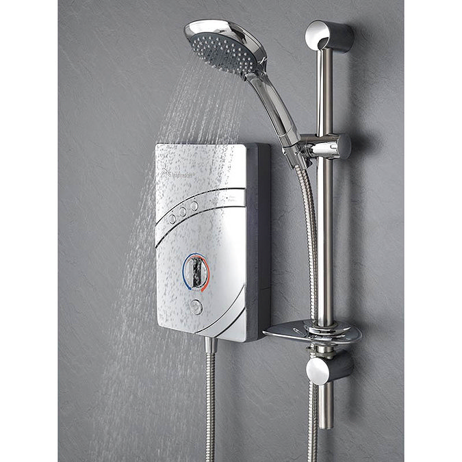 MX Inspiration Chrome QI 10.5kW Electric Shower - GCR  Feature Large Image