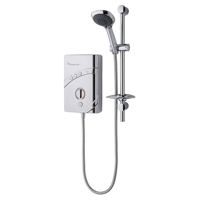 MX Inspiration Chrome QI 8.5kW Electric Shower - GCP Large Image