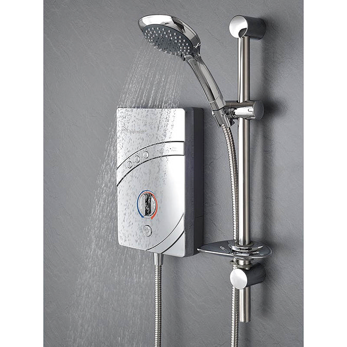 MX Inspiration Chrome QI 8.5kW Electric Shower - GCP Newest Large Image