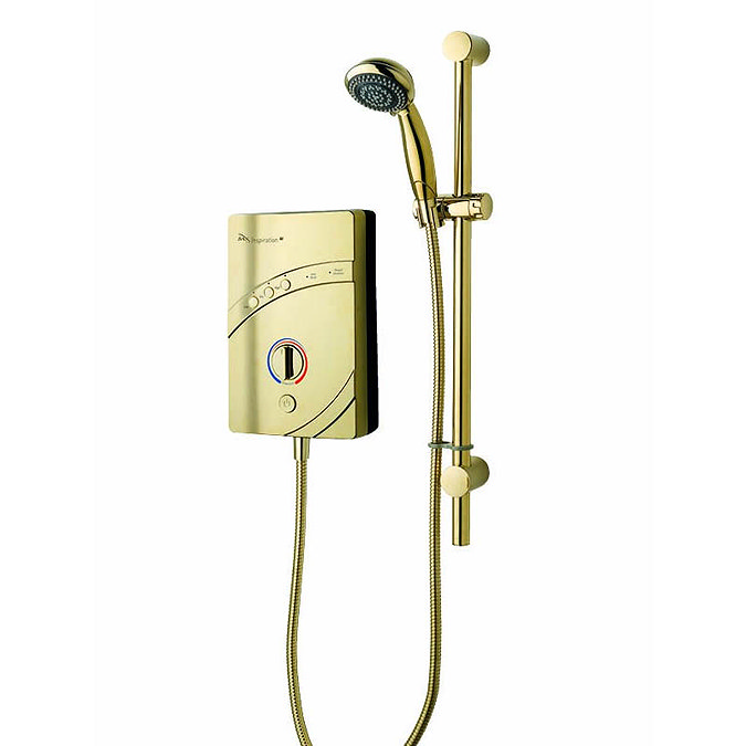 MX Inspiration Gold QI 8.5kW Electric Shower - GD4 Large Image
