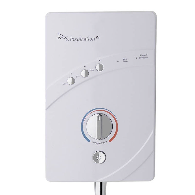 MX Inspiration QI 8.5kW Electric Shower - GCJ In Bathroom Large Image