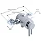 MX Options Petite Concealed/Exposed Thermostatic Concentric Mixer Valve - HL8 Feature Large Image
