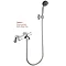 MX Options Thermostatic Deck/Wall Mounted Bath Mixer Tap with Kit - HN9  Profile Large Image