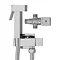 MX Square Thermostatic Douche Bidet Kit Chrome - RQU Large Image