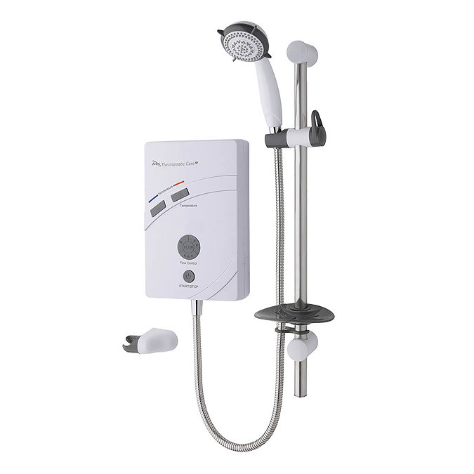 MX Thermostatic Care 2 QI 8.5kW Electric Shower - GD1 Large Image