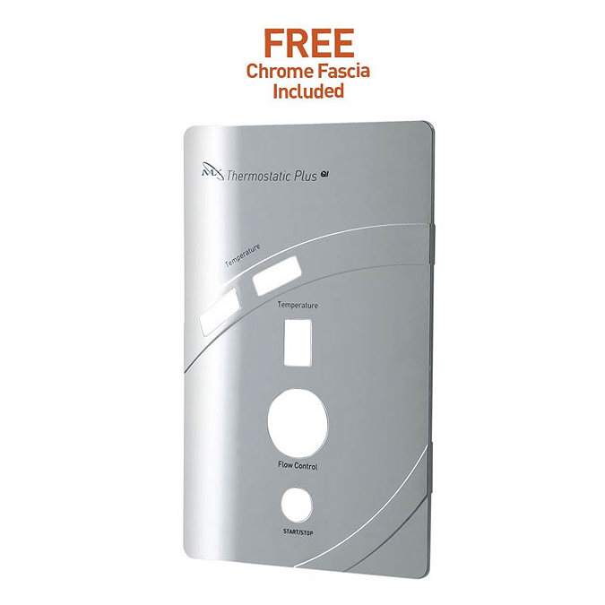 MX Thermostatic Plus QI 8.5kW Electric Shower - GC1 Newest Large Image