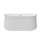 Mylo Modern Compact Bath with Chrome Waste – 1300 x 740mm