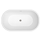 Mylo Modern Compact Bath with Chrome Waste – 1300 x 740mm